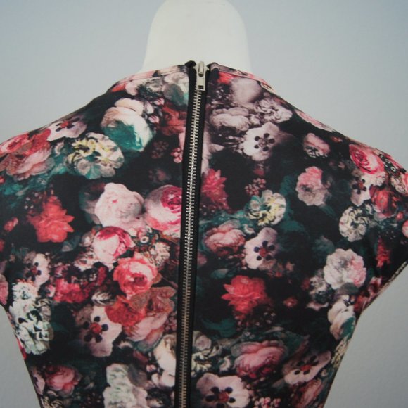 re:named Floral Dress Women's Size Small Back Zipper - Picture 5 of 8